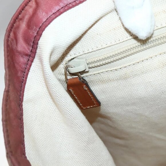 GUCCI GG Canvas Tote Bag Nylon Pink Gold 295252 Auth - Picture 12 of 16